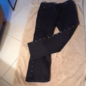 Michael Korrs studded black jeans